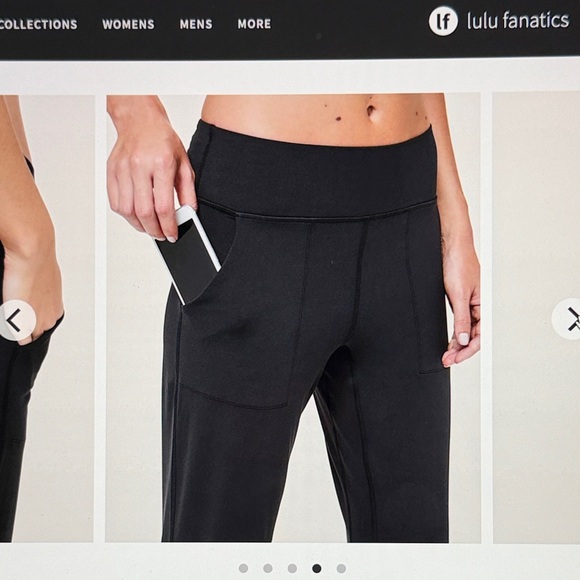Lululemon Align Jogger Crop 23” Sz2 Black - Picture 1 of 8